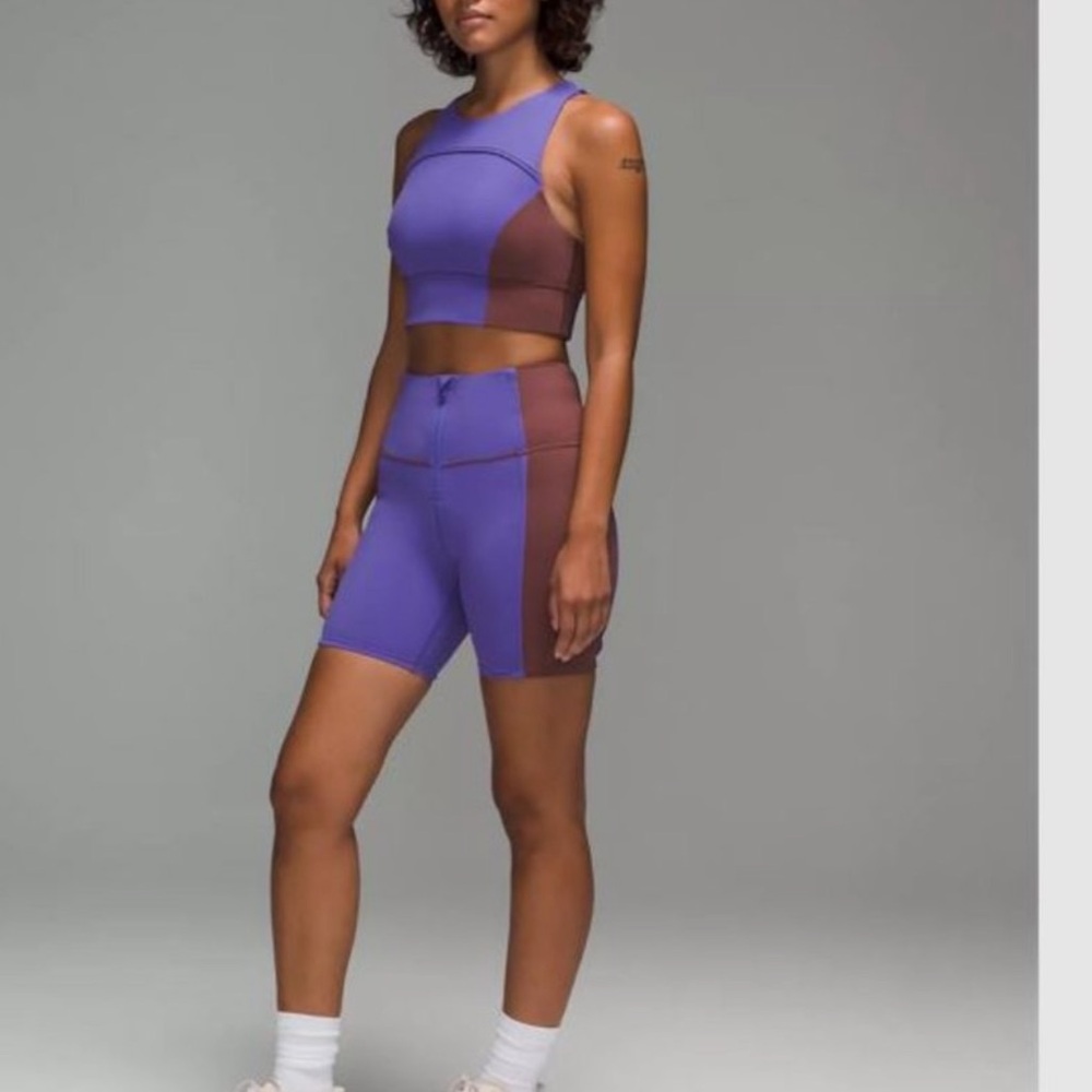 NWT Lululemon Hike to Swim Short Indigo/Brown
